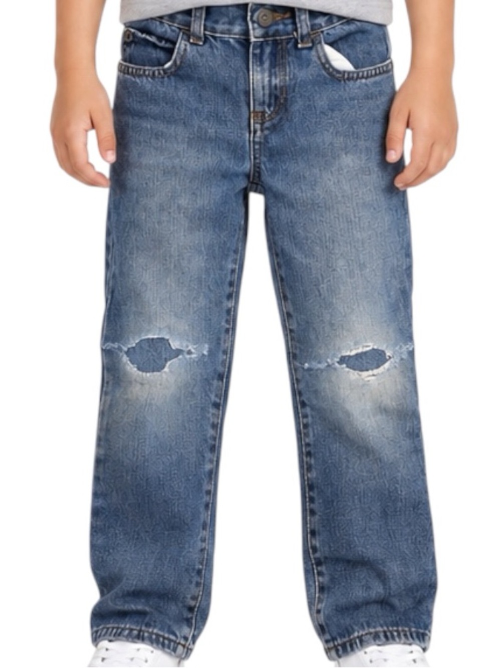 The Children’s Place Boys Blue Straight Leg Jeans Adjustable Waist Size 5